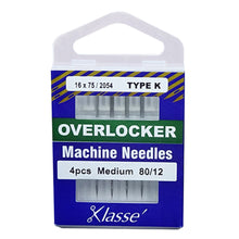 Load image into Gallery viewer, Klasse Overlocker Machine Needles 80/12 Type K