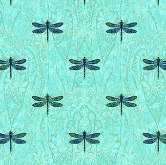 Luminosity Turquoise Multi Fabric by Northcott