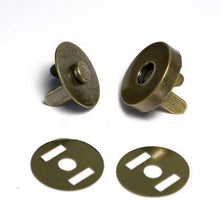 Load image into Gallery viewer, Birch Magnetic Handbag Buttons Large Antique Brass