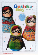 Load image into Gallery viewer, Ooshka Babushka Pattern Kit with Masked Boy