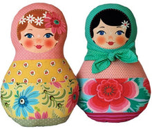 Load image into Gallery viewer, Ooshka Babushka Pattern Kit - Ginger Hair with Blue Eyes