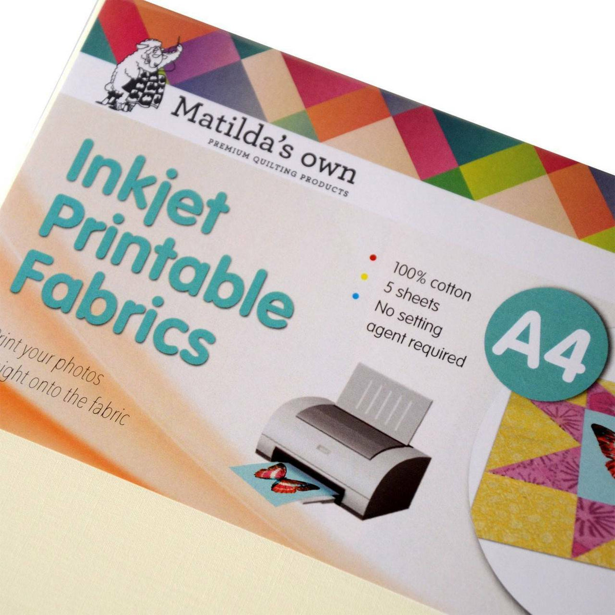 A4 Inkjet Printable FabricS (5 Sheets) – Miss Marples Craft