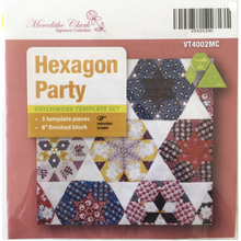 Load image into Gallery viewer, Hexagon Party Patchwork Template Set