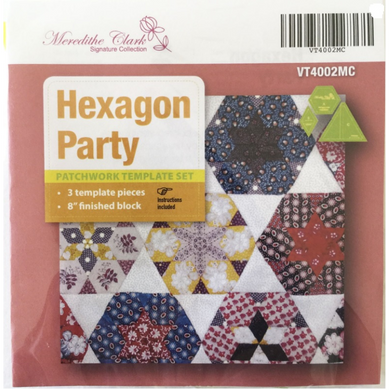 Hexagon Party Patchwork Template Set