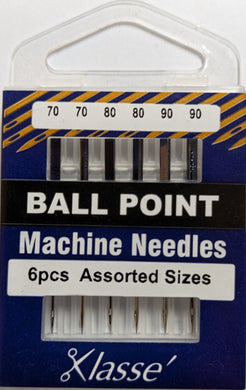 Klassé Ballpoint Assorted  Machine Needles 70-90