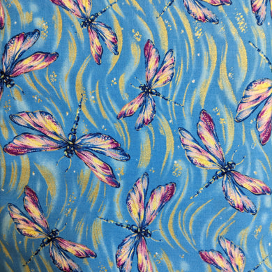 Water Dance Dancing Dragonflies by Timeless Treasures