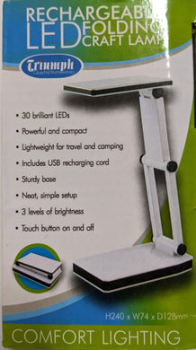 Rechargeable LED Folding Craft Lamp By Triumph