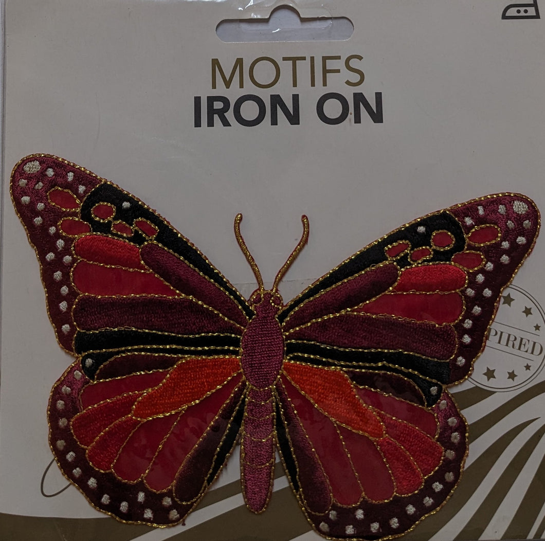 Motifs Iron On Butterfly Large