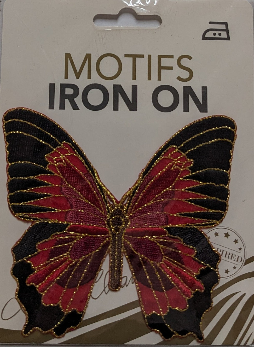Motifs Iron On Butterfly Medium