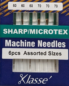 Klasse Sharp/Microtex Machine Needles Assorted