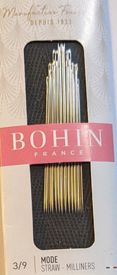 Bohin Straw- Milliner No. 3-5-7-9