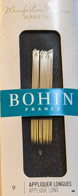 Bohin Applique Long Needles No.9