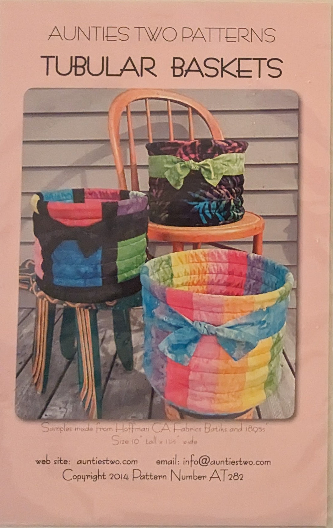 Aunties Two Patterns Tubular Baskets