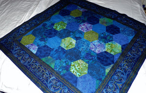 52 Piece Pre-Cut Hexagon Fabric