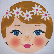 Load image into Gallery viewer, Ooshka Babushka Pattern Kit - Ginger Hair with Blue Eyes