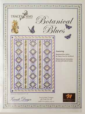 Botanical Blues Pattern Book + CD by Tracey Sims