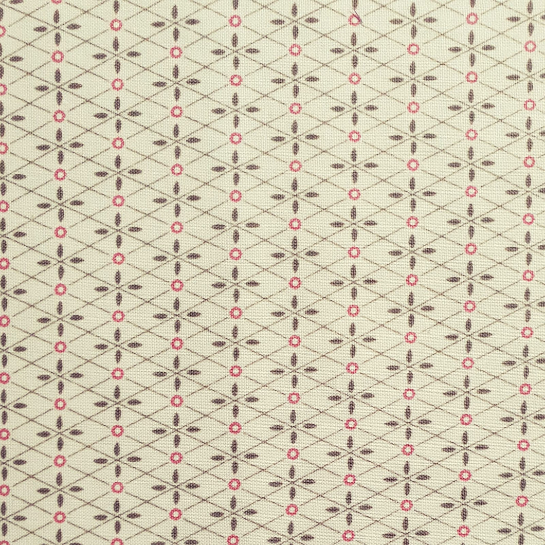 Gütermann Fabrics – Light Brown Daisies - Lizzy’s Garden by Vero’s World – 649473-0610
