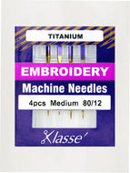 Klasse Titanium Embroidery Machine Needles 80/12