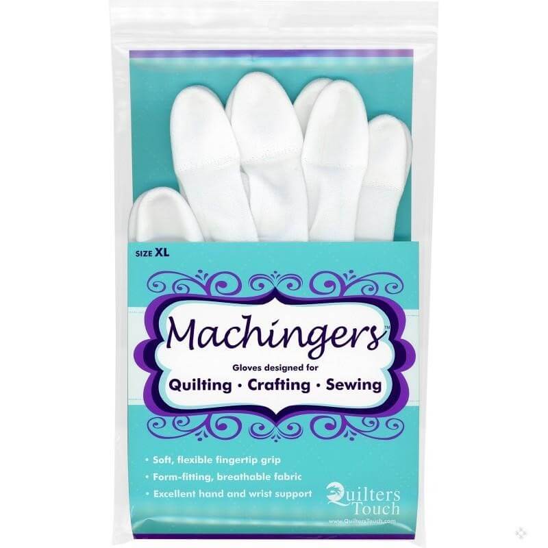 Quilters Touch Machingers Quilting Gloves - S/M