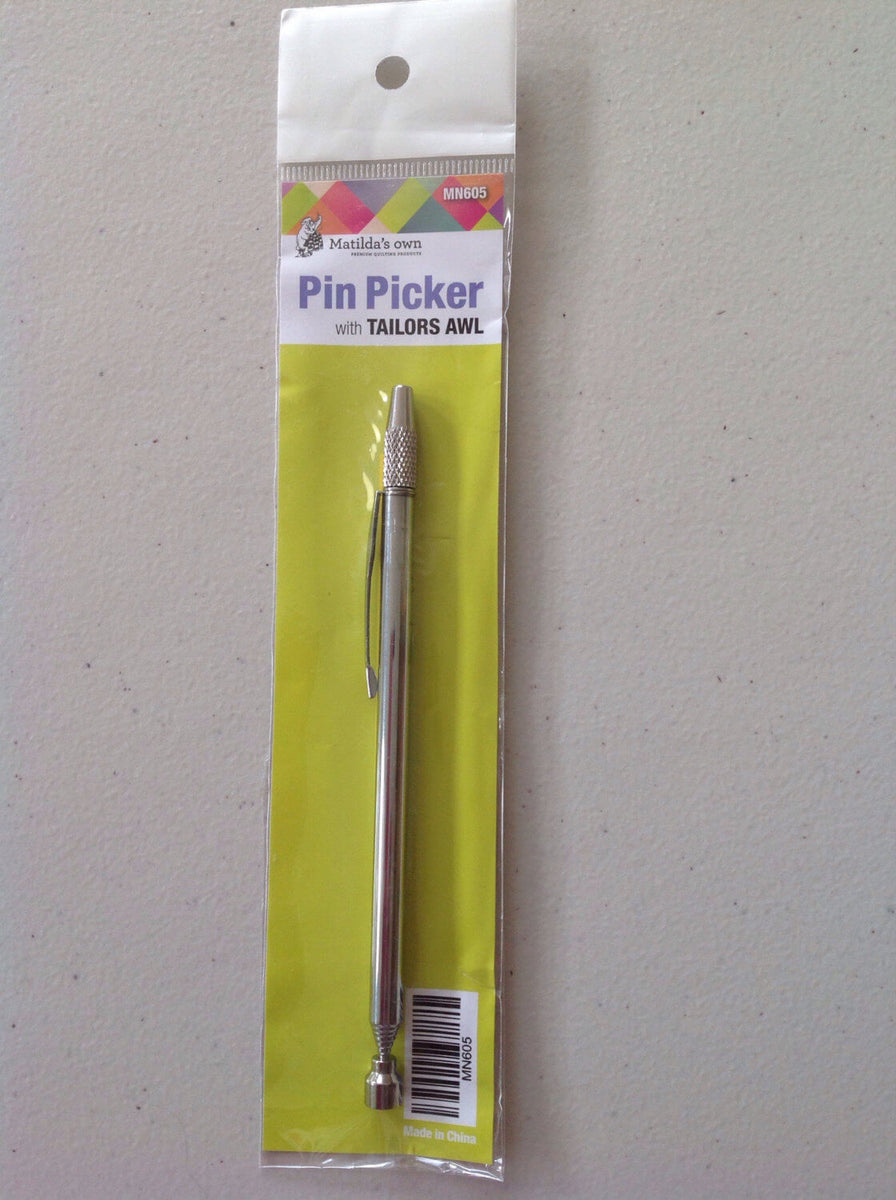 Pin Plcker Matilda's Own Magnetic Pin Picker with Tailor's Awl – Miss Marples Craft