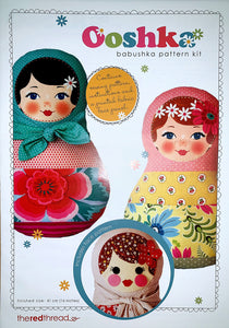Ooshka Babushka Pattern Kit - Ginger Hair with Blue Eyes