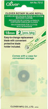Load image into Gallery viewer, Clover Rotary Blade Refill(18 mm/2 pcs.) 18 mm 7512
