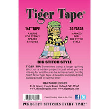 Load image into Gallery viewer, Tiger Tape - Big Stitch Style